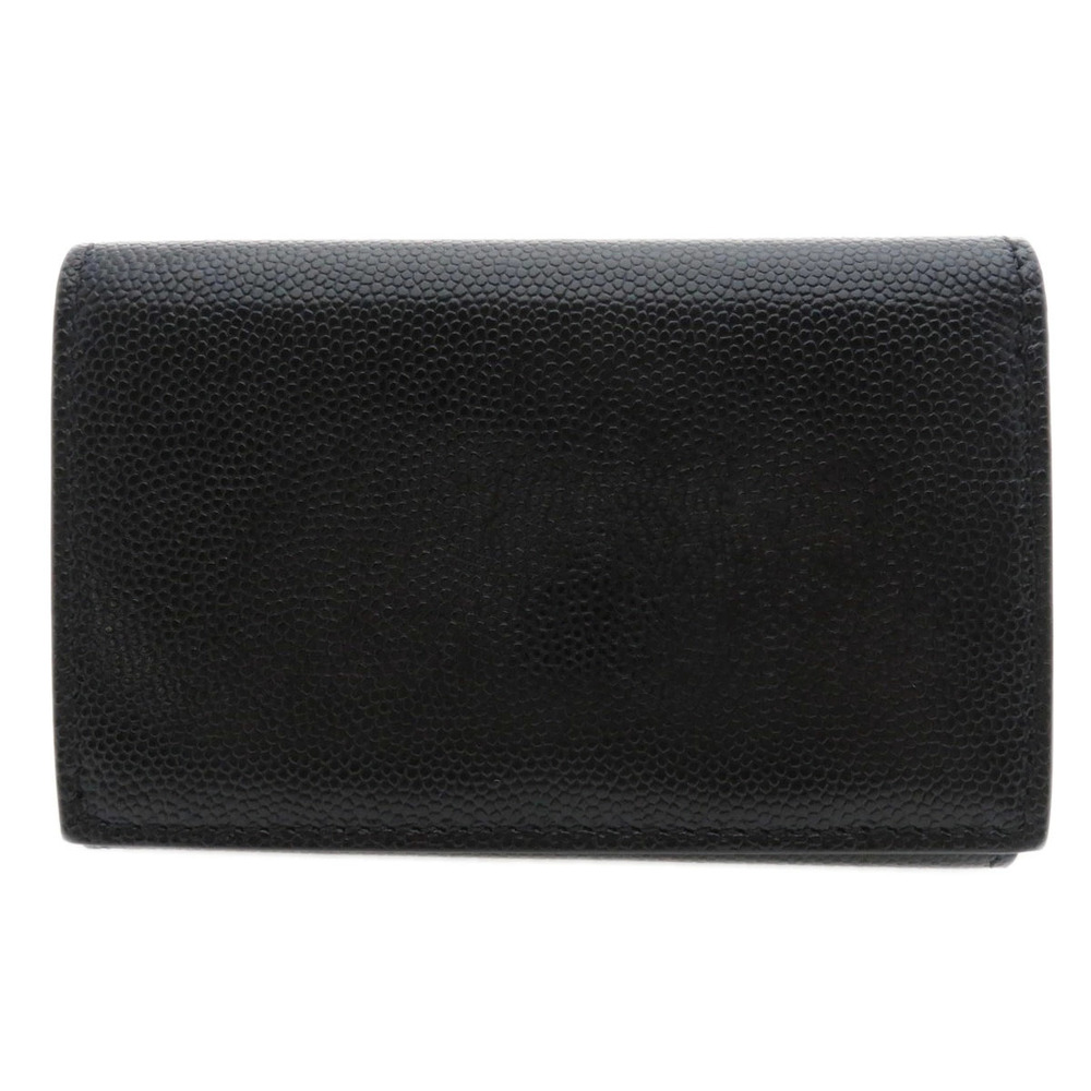 Burberry fold bi Wallet fold tri calfskin Black